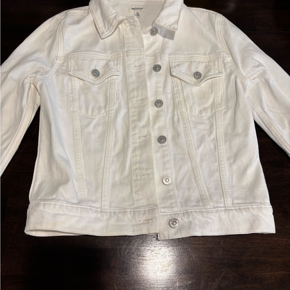 Hudson Jeans White Denim Jacket